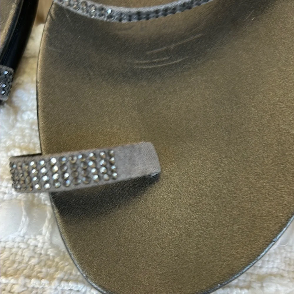 Vince Camuto Gray Sandals with Decorative Straps